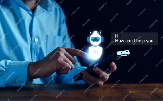 Chat using AI chatbot