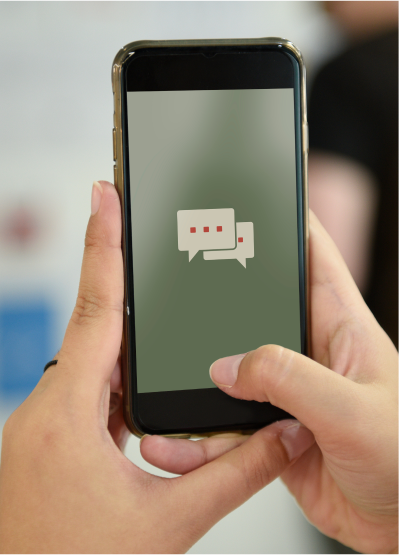 chat using AI chatbot