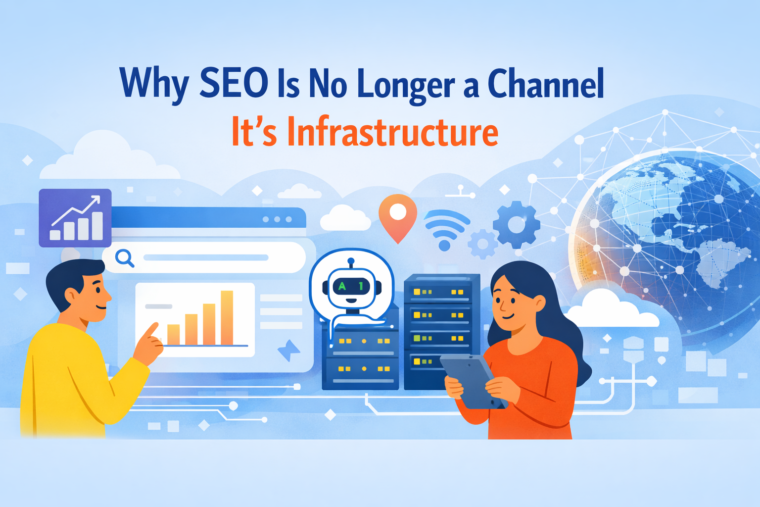 LeadTap blog Why SEO Is No Longer a Channel Its Infrastructure