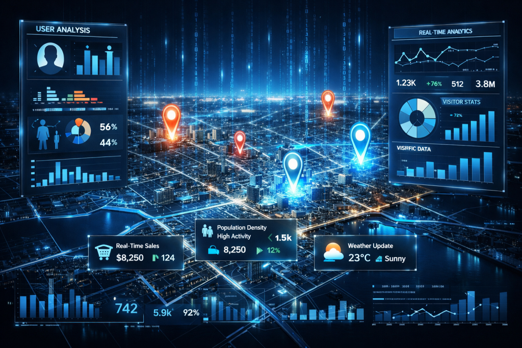 AI-powered hyperlocal targeting dashboard for local SEO agency neighbourhood marketing strategies
