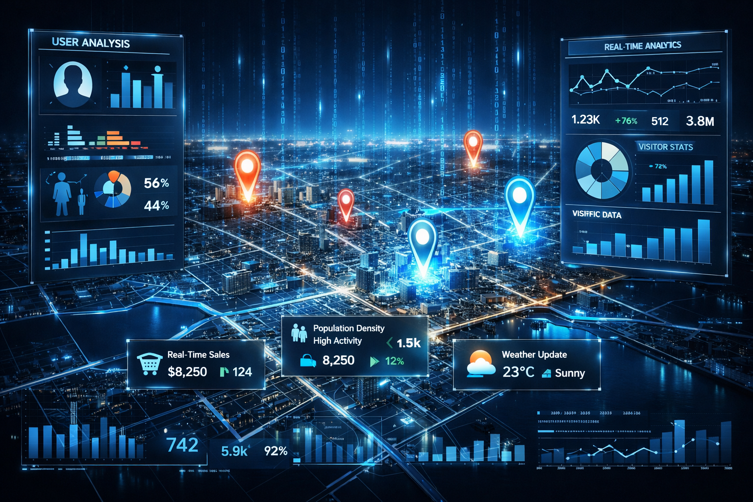 AI-powered hyperlocal targeting dashboard for local SEO agency neighbourhood marketing strategies
